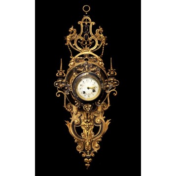 Старинный французский картель Ренессанс ,купить старинные часы