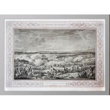 Антикварная гравюра для подарка - Сражение при Ватерлоо 18 июня 1815 г.
