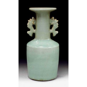 Редкая старинная китайская ваза селадон XVIII век