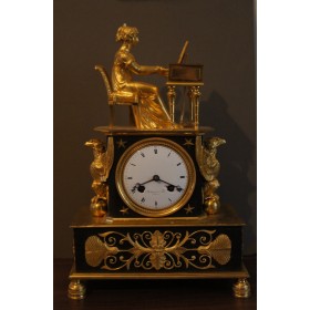 Старинные каминные часы Франция Bollognier et Fils. a Parice