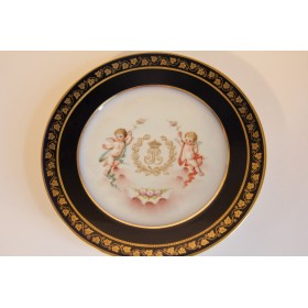 Антикварная тарелка Севрской мануфактуры 1846 год