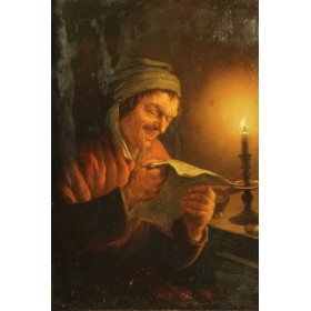 Антикварная бельгийская живопись Schendek Petrus Van Петрус Ван Шендель