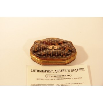 Старинный миниатюрный кошелек из черепахи
