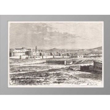 Баку. Вид на порт. 1880 год.