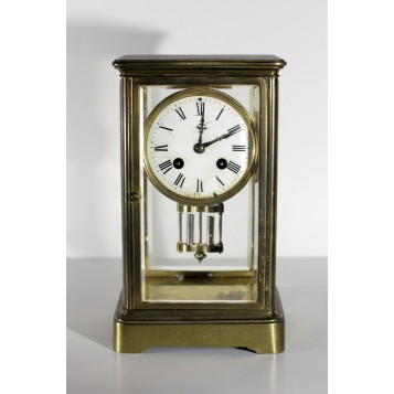 Купить в подарок старинные французские каминные часы 19 века Maple Co