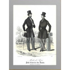 1845 Мужская мода Август