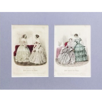 1847 Парижская весенняя мода.