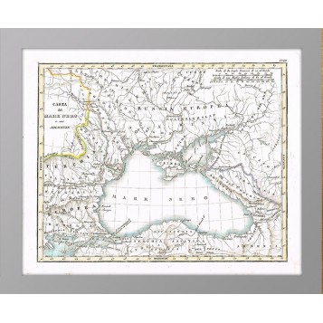1833 Карта Черного моря и прилегающих территорий