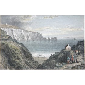 Английский пейзаж гравюра 1