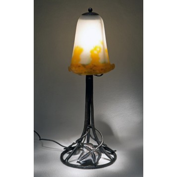 Старинная лампа Лоза Muller Freres , купить подарок в стиле Арнуво
