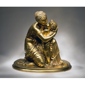 Старинная скульптура - Венера и Амур Auguste Moreau