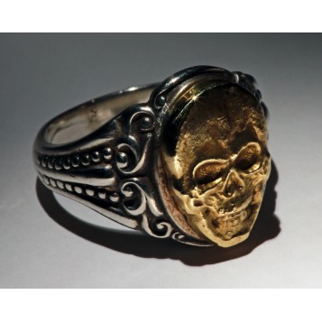 Антикварное кольцо Totenkopf, редкий антиквариат в Москве