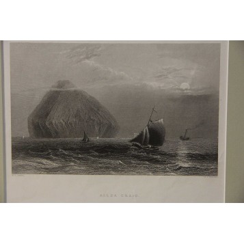 Антикварные гравюры на тему-"Морские пейзажи с кораблями",Англия, XIX век