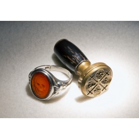 Антикварное кольцо Medium и печать
