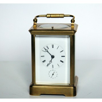 Антикварные каретные часы. Англия, XIX век.