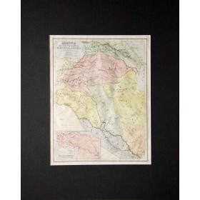 Старинная карта Армении 1879 года в подарок ценителю истории Армении