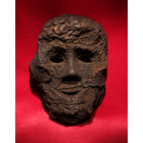 Антикварная ритуальная маска Йети