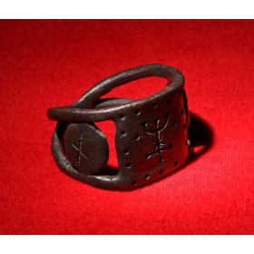 Антикварное кольцо скандинавского Тула bind-runir C