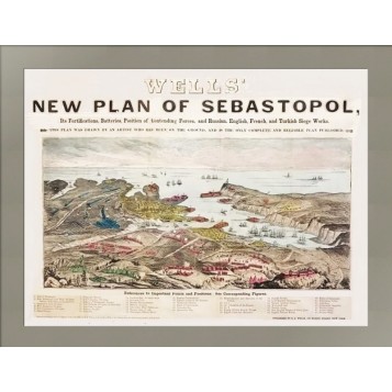 План Севастополя 1855 года выпуска