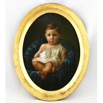 Детский портрет на фарфоре