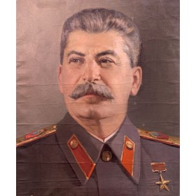 "Сталин в парадном кителе" Холст, масло. Размер 70х85 см