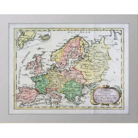 Карта Европы по Бюшингу