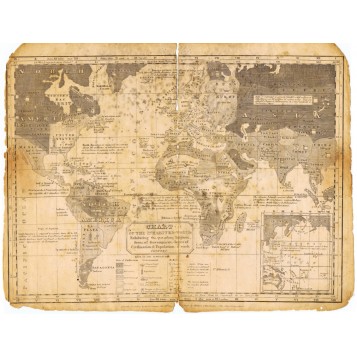 Антикварная Карта обитаемого мира