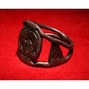 Антикварное кольцо скандинавского Тула Teiwaz
