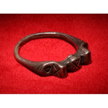 Антикварное кольцо скандинавского Тула Gebo