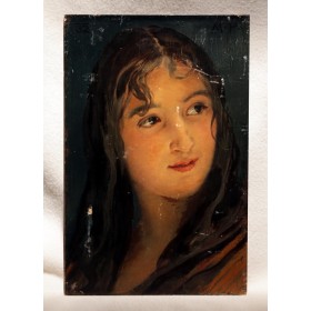 Антикварный портрет Чародейки