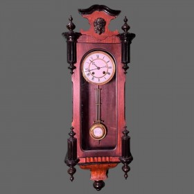 Старинные настенные часы Gustav Becker