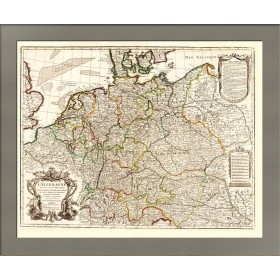 Антикварная карта Германии