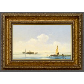 Копия картины И. К. Айвазовского "Вид на остров Сан Джорджо"