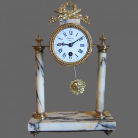 Старинные каминные часы Mortier