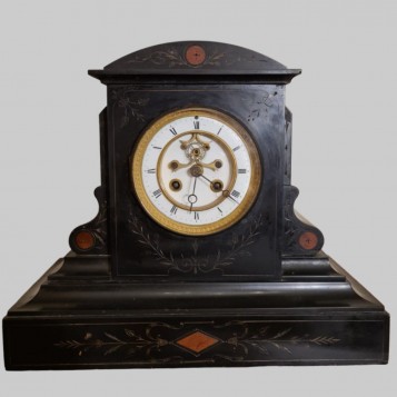 Антикварные каминные часы с выносным анкером