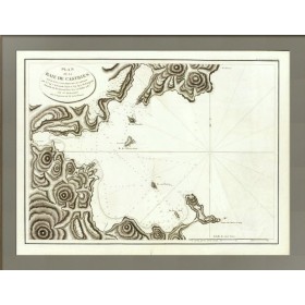 Антикварная карта Залив Чихачёва (де Кастри)