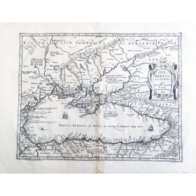 Старинная карта Чёрного моря