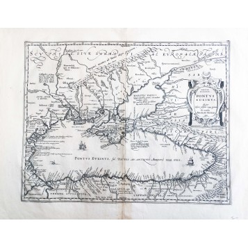Старинная карта Чёрного моря