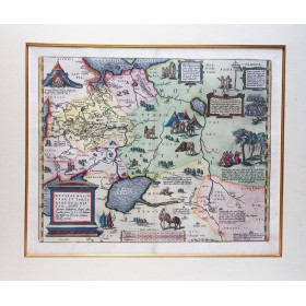 Антикварная карта Московии, 1592 г.