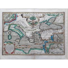 Антикварная карта Средиземноморья