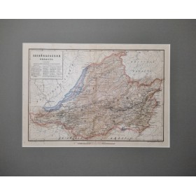 Антикварная карта Забайкальской области, 1890-е гг.