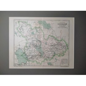 Старинная карта Олонецкой губернии, 1890-е гг.