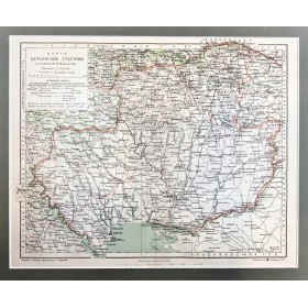 Старинная карта Херсонской губернии