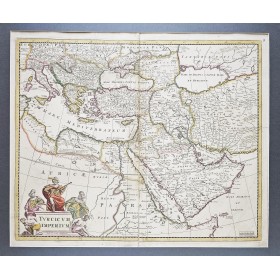 Антикварная карта Османской империи, 1680-е гг.