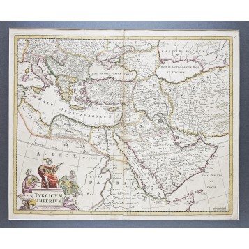 Антикварная карта Османской империи, 1680-е гг.