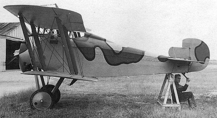 Самолет  Саламандра времен первой мировой войны