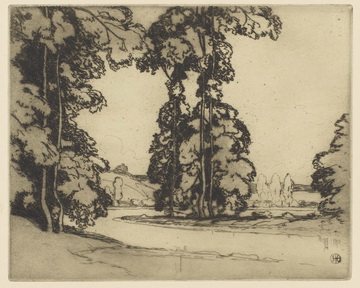 А. Ист. На берегу Сены.1913