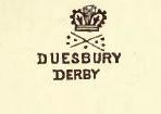Клейма антикварного фарфора фабрики Derby (Дерби)