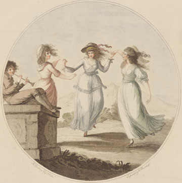 Бартолоцци. Танец. 1782