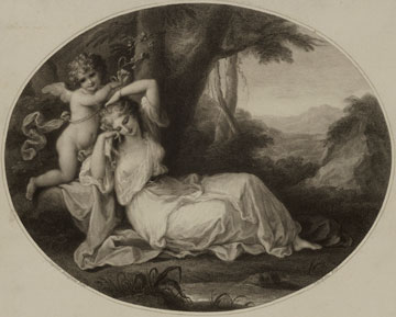 Т. Бёрк. Купидон и Аглая.1784
